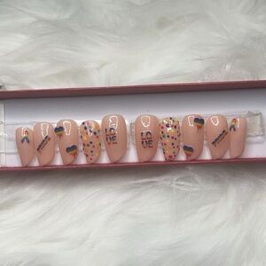 Handmade Pride press on nails